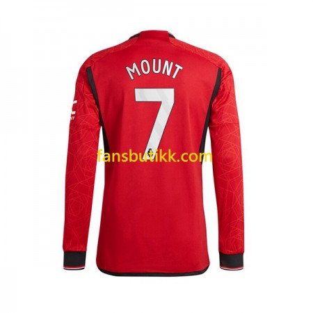 Fotballdrakt Manchester United Mount 7 Hjemmetrøye 2023-2024 Langermet